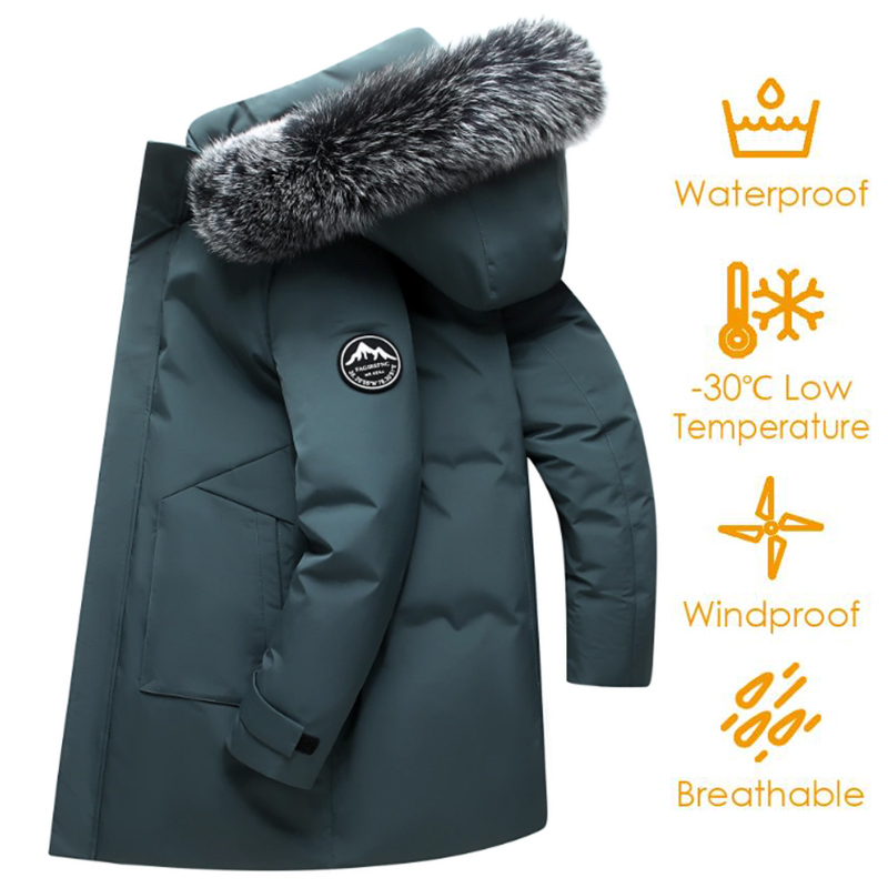 Down Jacket Packable - Sonbahar Kış Erkekler Rüzgar Geçirmez Aşağı