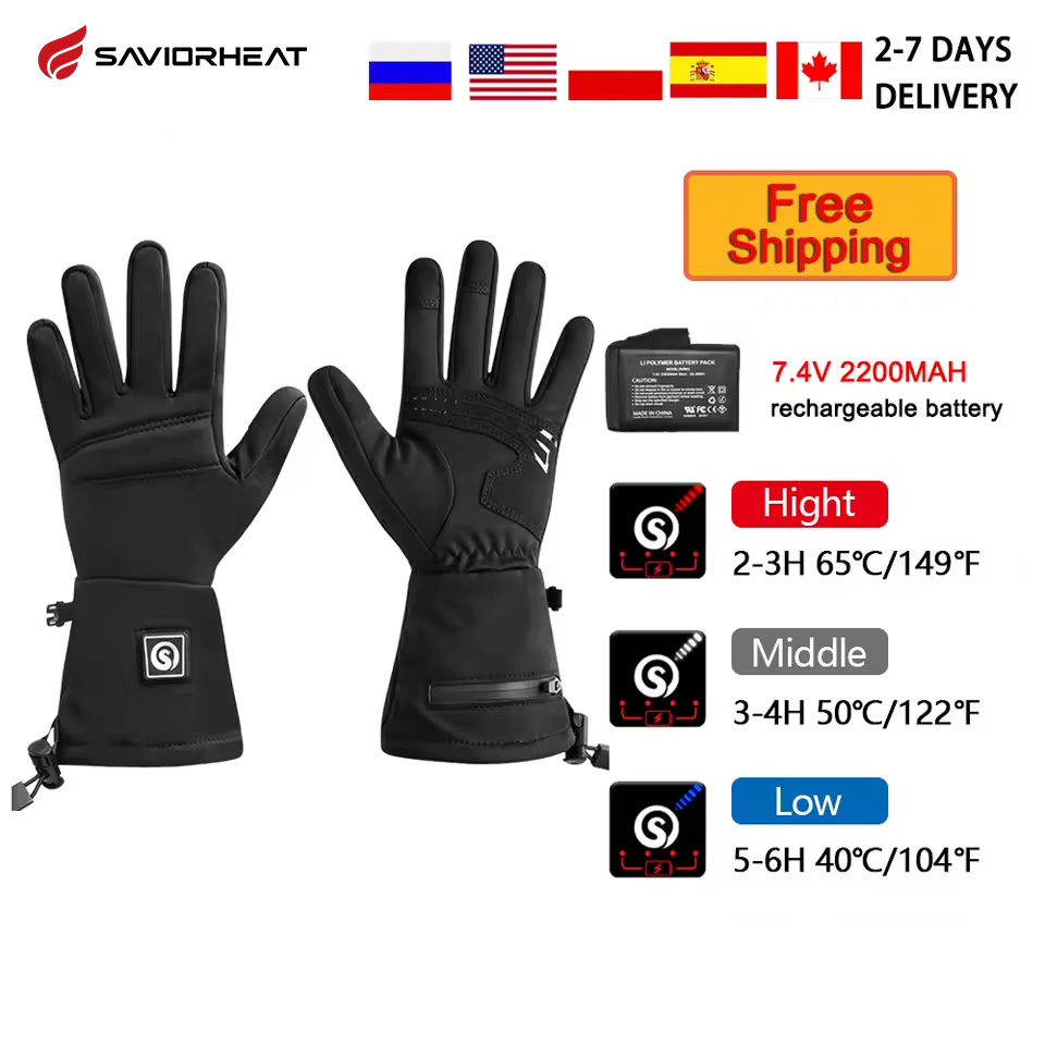 Touch Screen Gloves - Kar Geyik S18 Kış Isıtmalı Eldiven