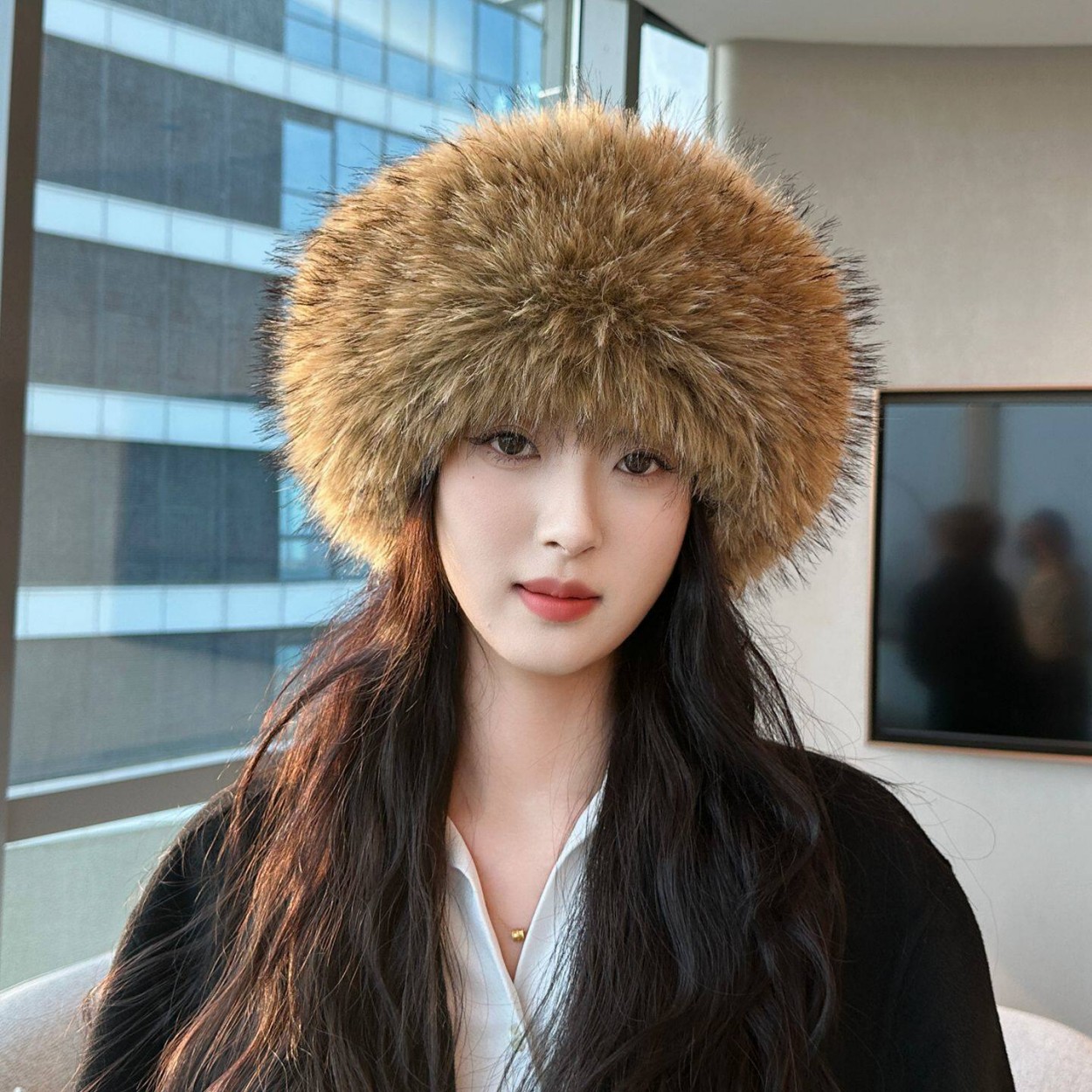 Yumuşak Peluş Suni Tilki Kürkü - Knit Beanie Hat Warm incelemesi ve fiyatı