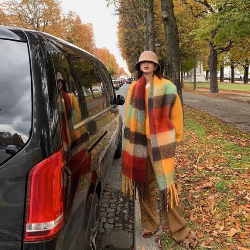 YENİ Lüks Kışlık Kalın Sıcak E - Cashmere Pashmina Wrap incelemesi ve fiyatı