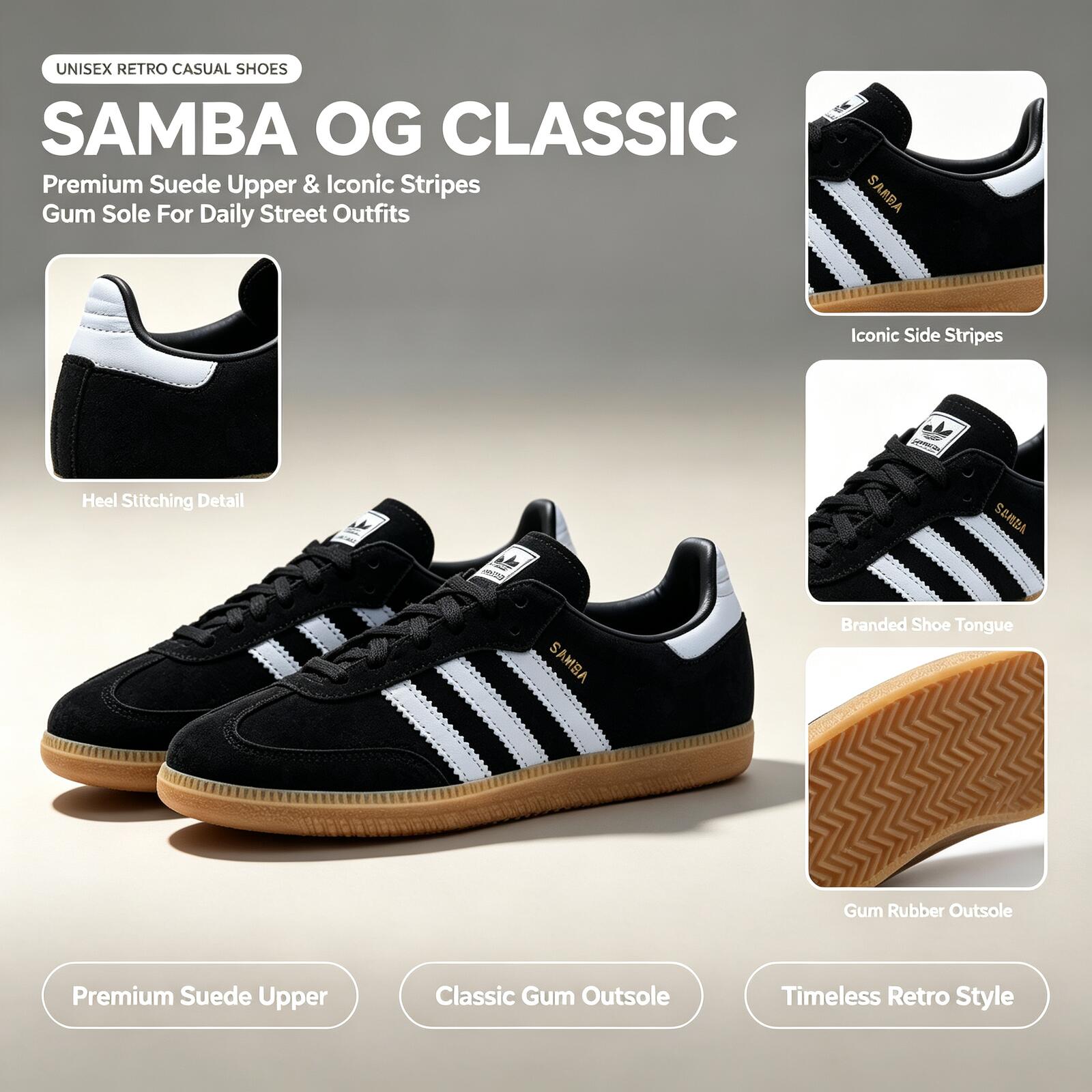 Resmi Adidas Orijinal SAMBA OG - Adidas Shoes Samba incelemesi ve fiyatı